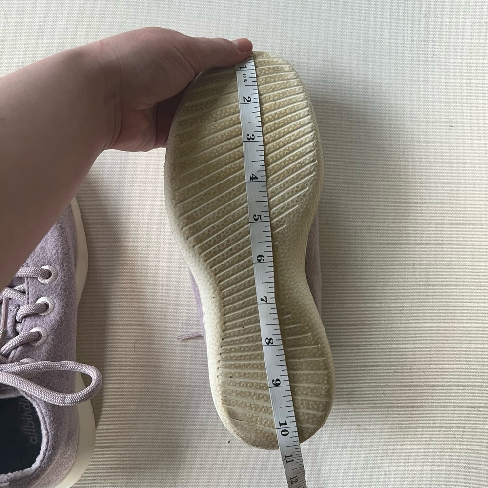 Allbirds Women's Lavender Wool Runners Size 7 Wide - Picture 8 of 8